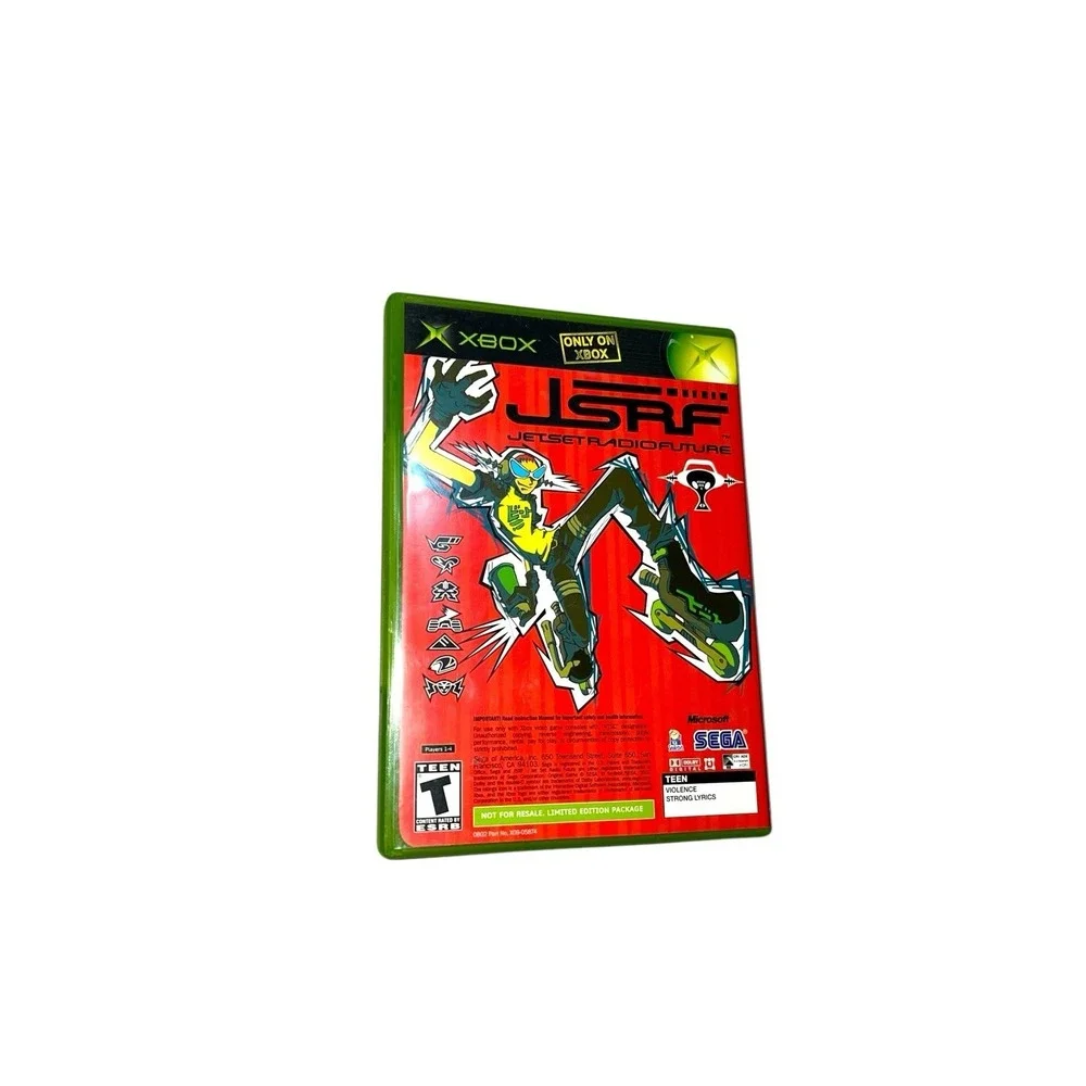 JSRF Jet Set Radio Future & Sega GT 2002 Original Microsoft Xbox CIB BOTH Manual